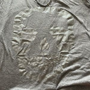 Zadig and Voltaire gray skull top
